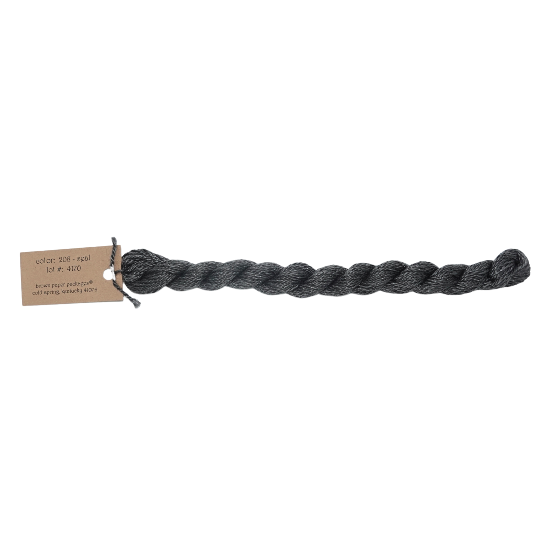 Silk & Ivory Skein - Seal - 208