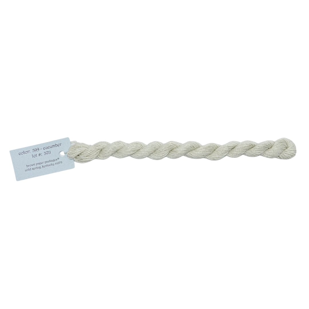 Silk & Ivory Skein - Stardust Cucumber - 599