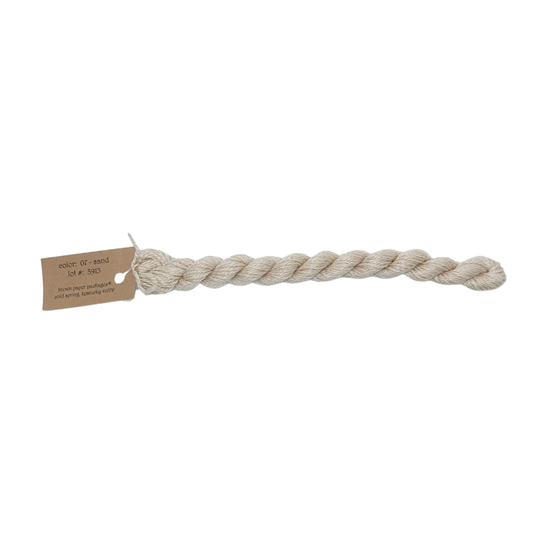 Silk & Ivory Skein - Sand - 007