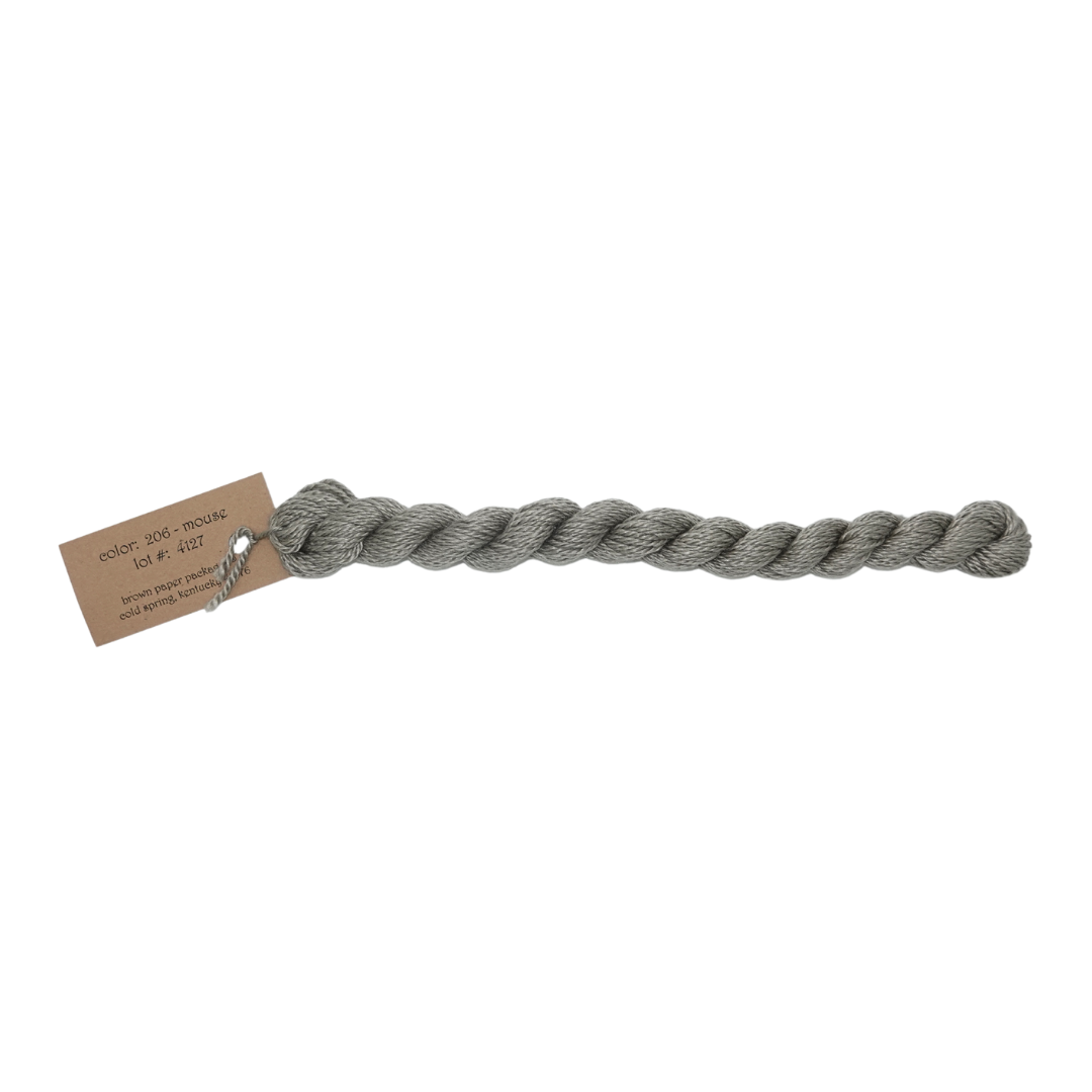 Silk & Ivory Skein - Mouse - 206