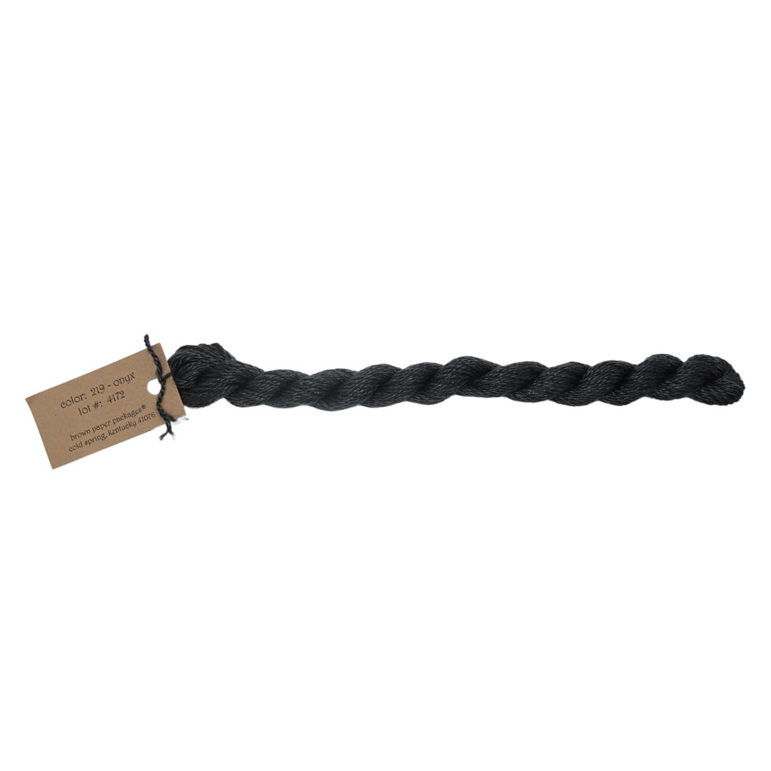 Silk & Ivory Skein - Onyx - 219