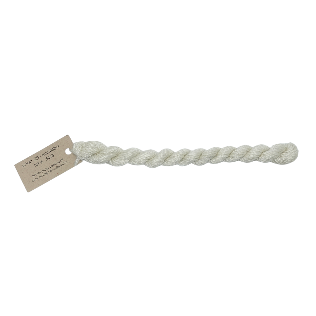 Silk & Ivory Skein - Cucumber - 099