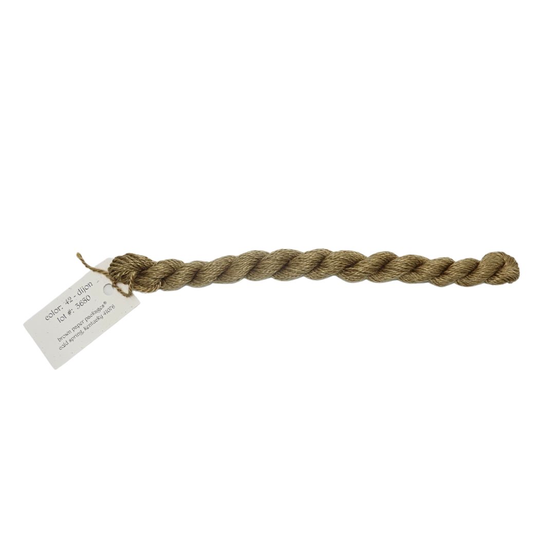 Silk & Ivory Skein - Dijon - 042