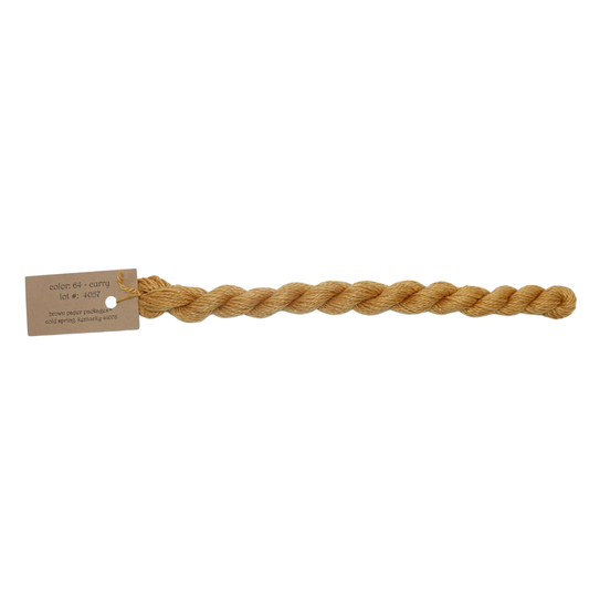 Silk & Ivory Skein - Curry - 064