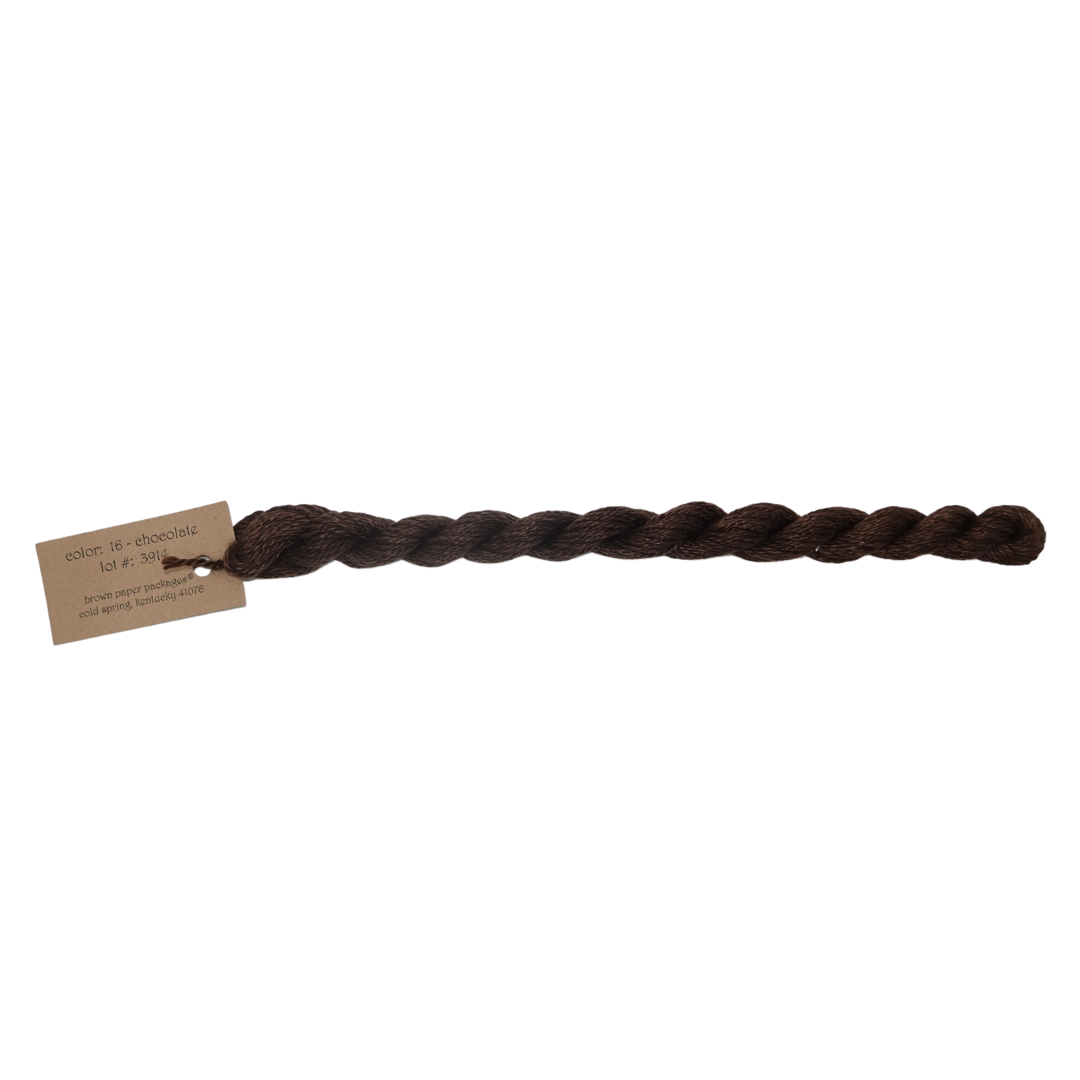 Silk & Ivory Skein - Chocolate - 016