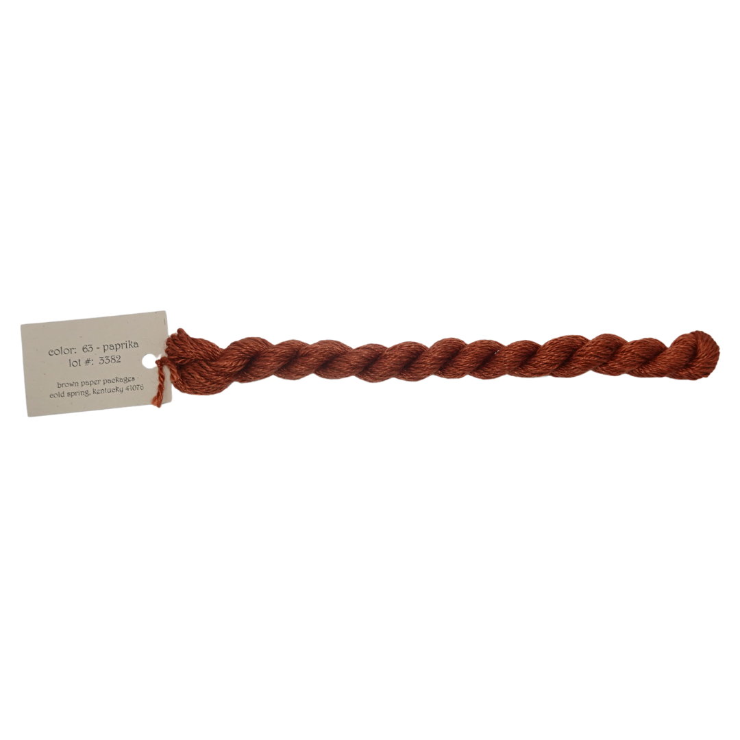 Silk & Ivory Skein - Paprika - 063