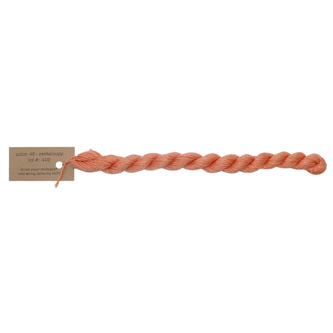 Silk & Ivory Skein - Cantaloupe - 048