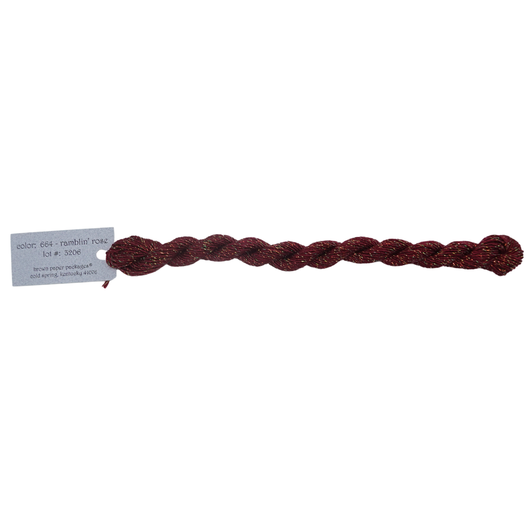 Silk & Ivory Skein - Stardust Ramblin' Rose - 664