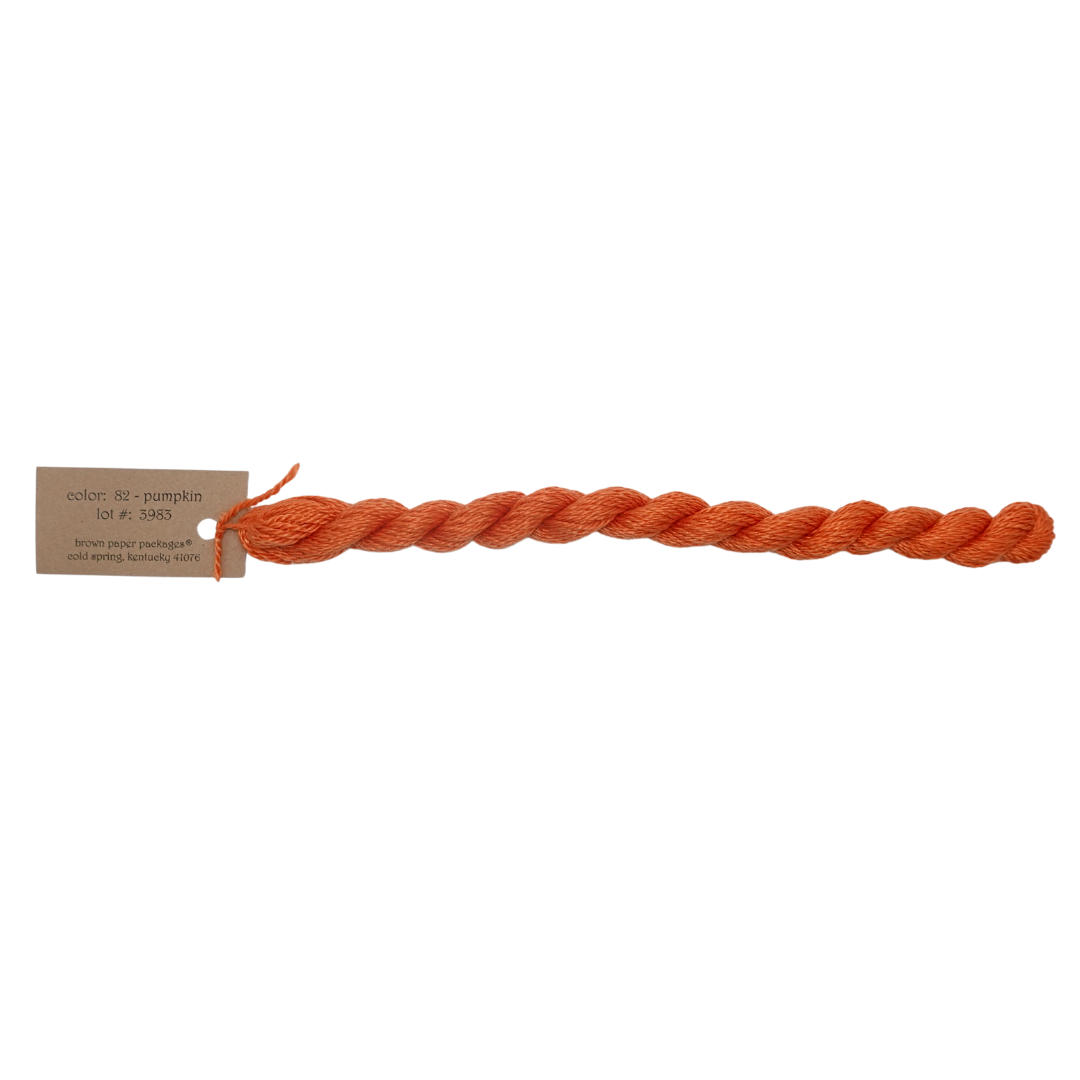 Silk & Ivory Skein - Pumpkin - 082