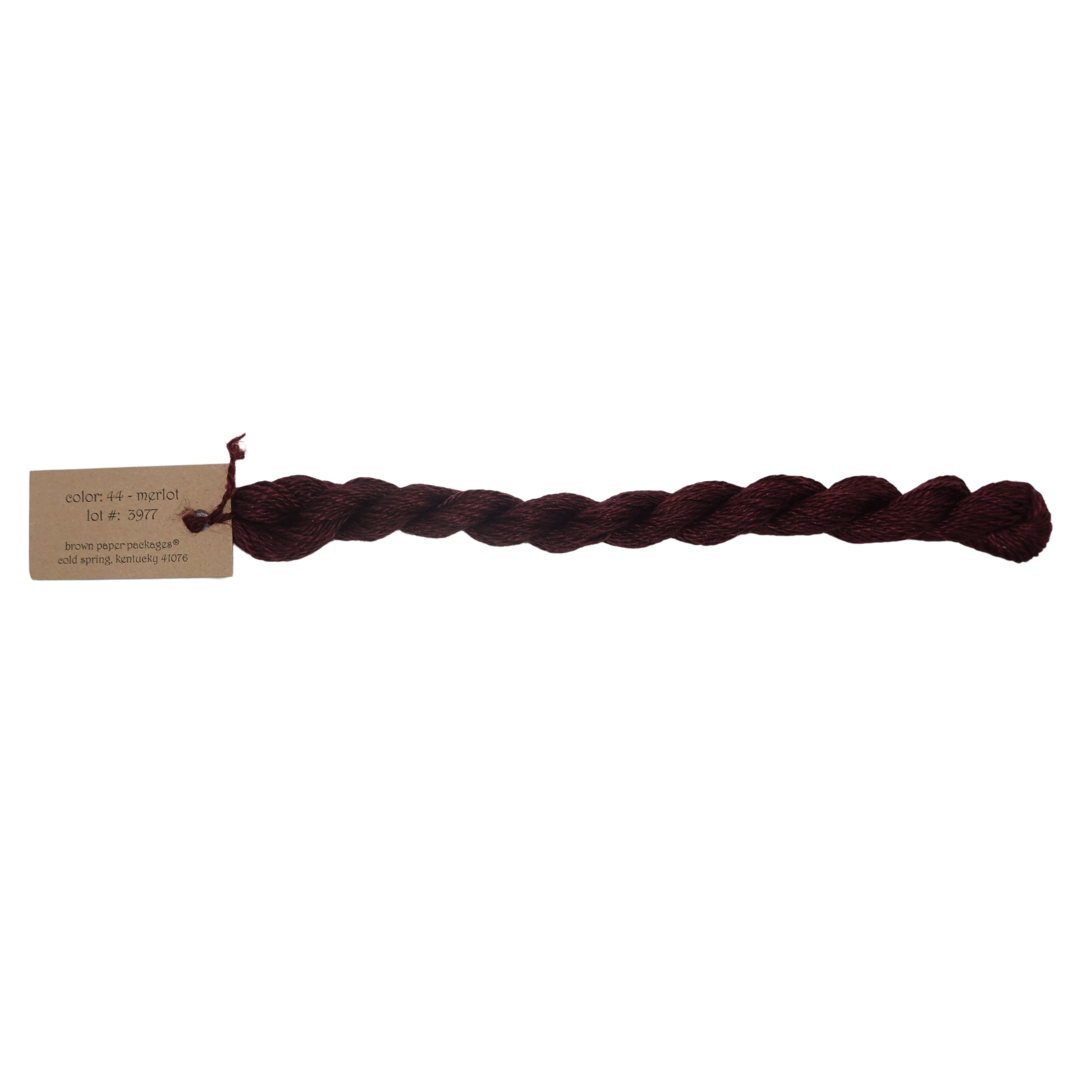 Silk & Ivory Skein - Merlot - 044
