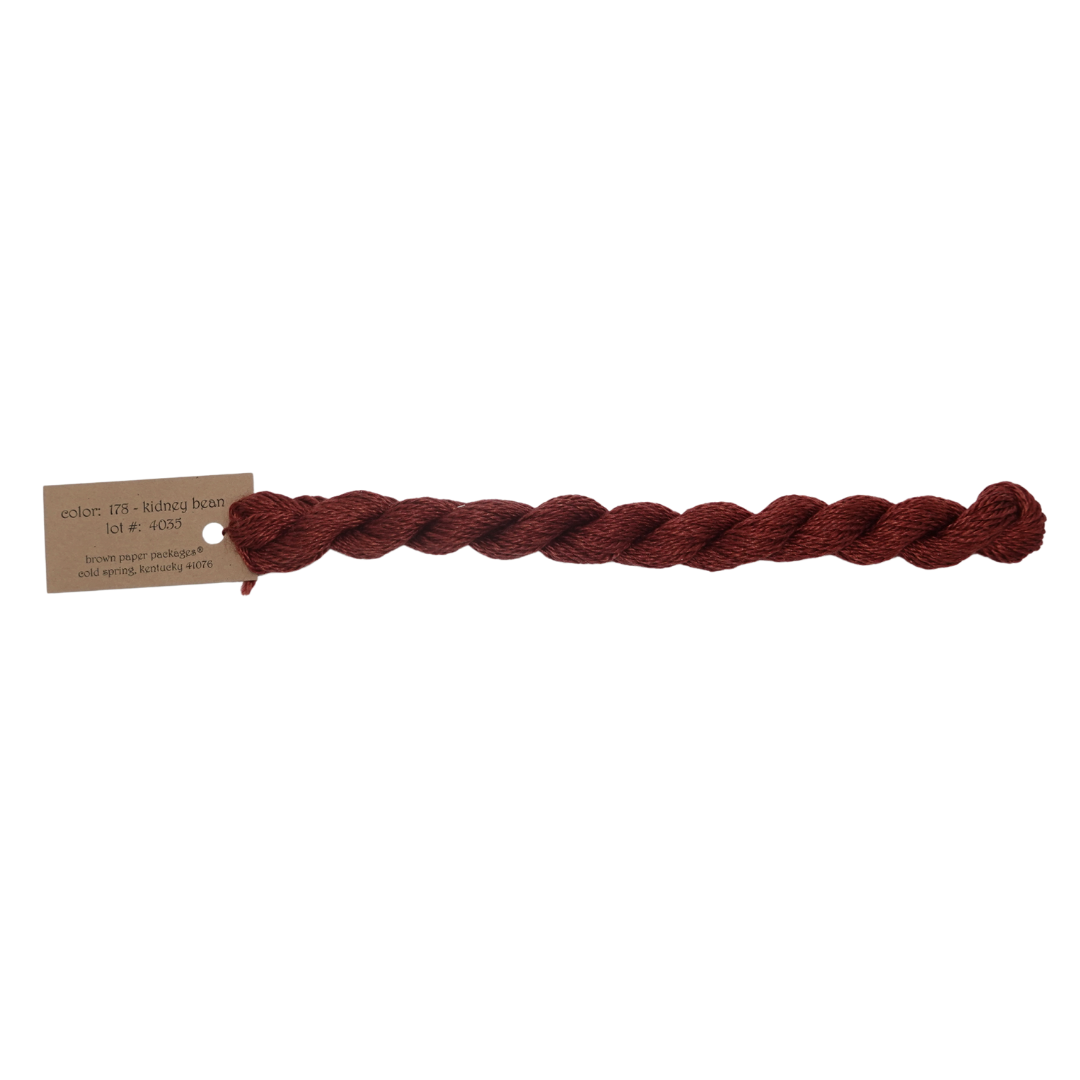 Silk & Ivory Skein - Kidney Bean - 178