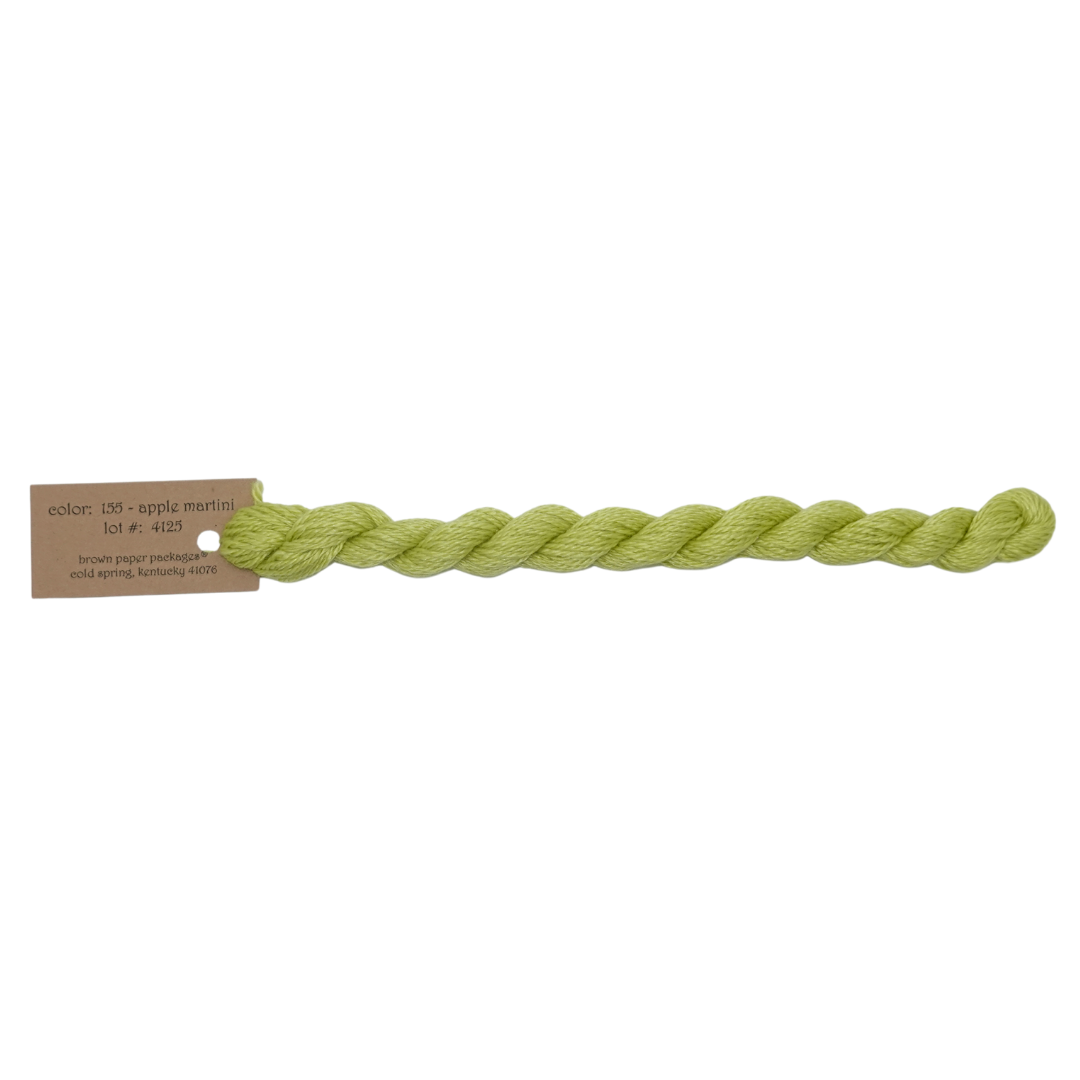 Silk & Ivory Skein - Apple Martini - 155