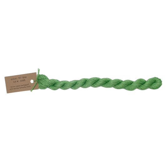 Silk & Ivory Skein - Kiwi - 055