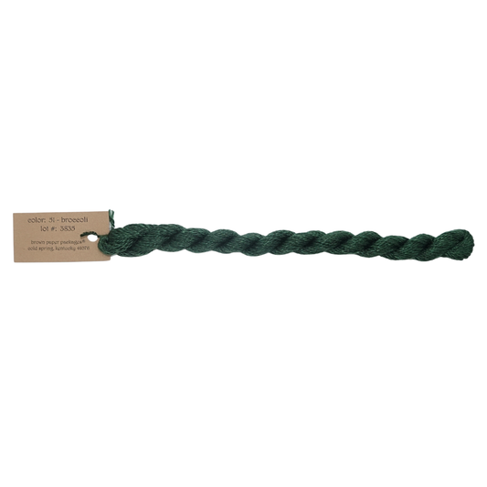 Silk & Ivory Skein - Broccoli - 051