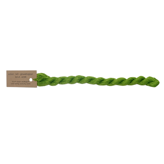 Silk & Ivory Skein - Grasshopper - 145