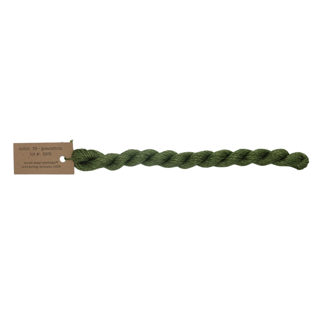 Silk & Ivory Skein - Guacamole - 029