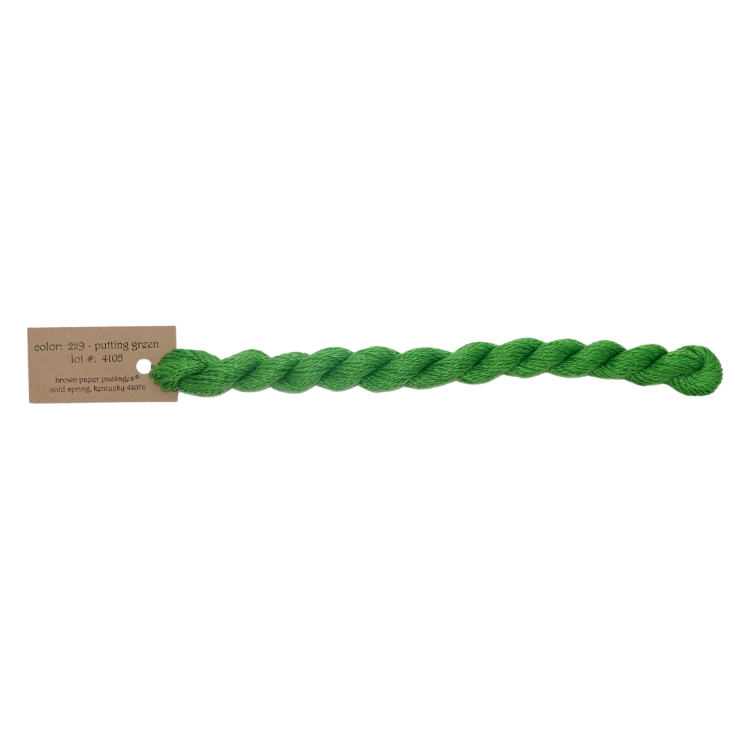 Silk & Ivory Skein - Putting Green - 229