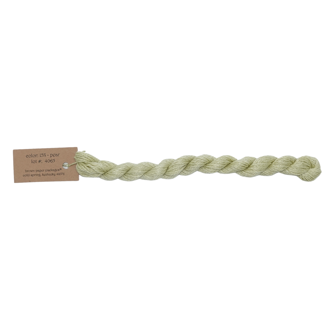 Silk & Ivory Skein - Pear - 158 – Atlantic Blue Canvas