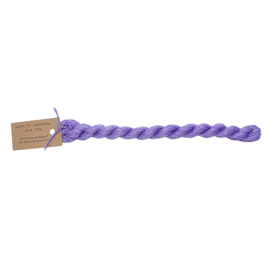 Silk & Ivory Skein - Columbine - 074