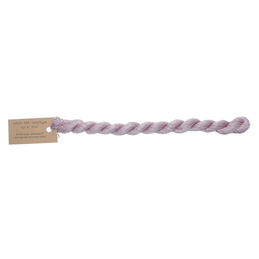 Silk & Ivory Skein - Amethyst - 100