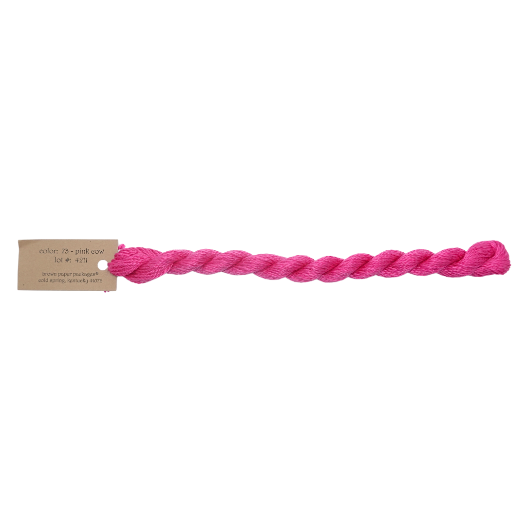 Silk & Ivory Skein - Pink Cow - 073
