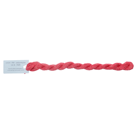 Silk & Ivory Skein - Stardust Watermelon - 550