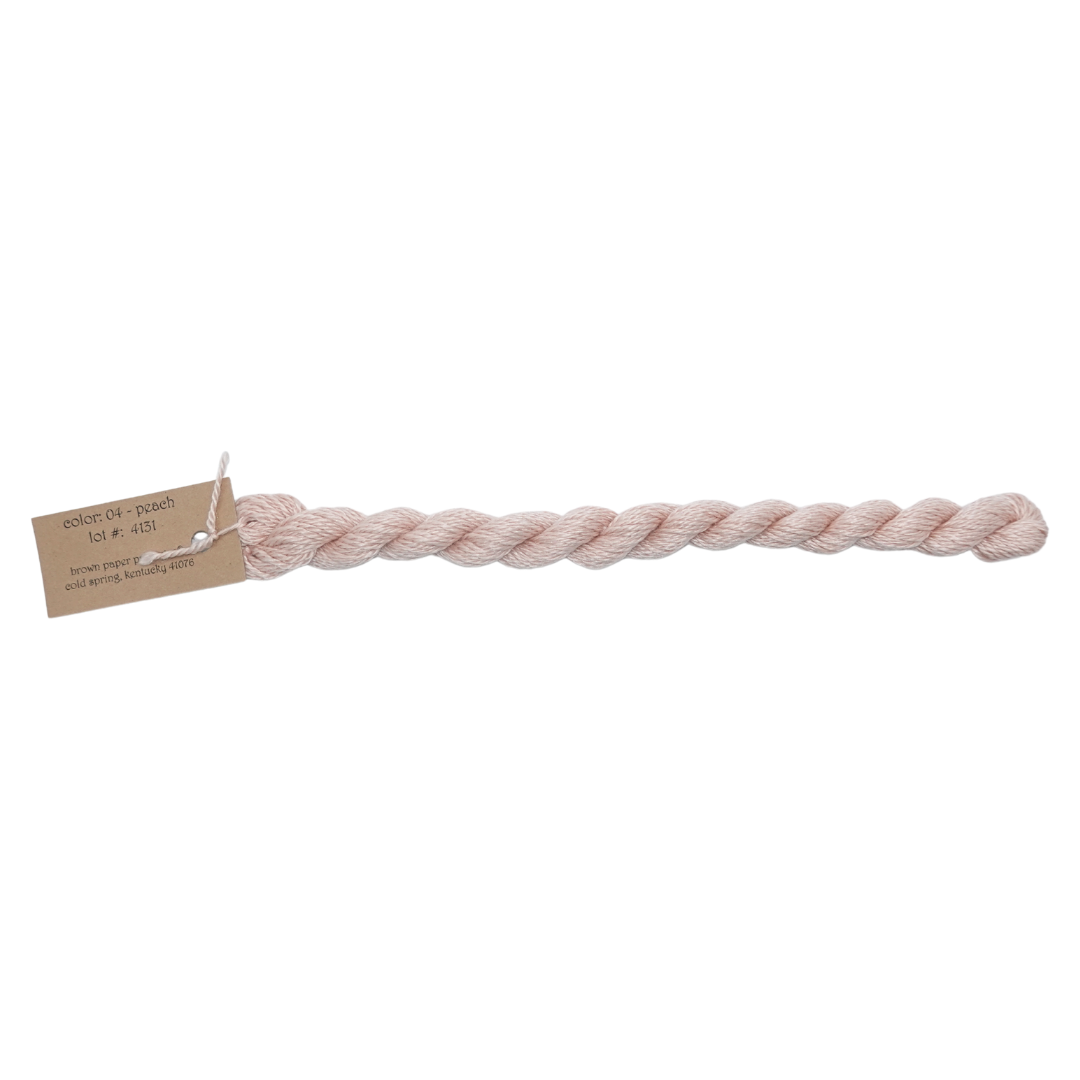 Silk & Ivory Skein - Peach - 04