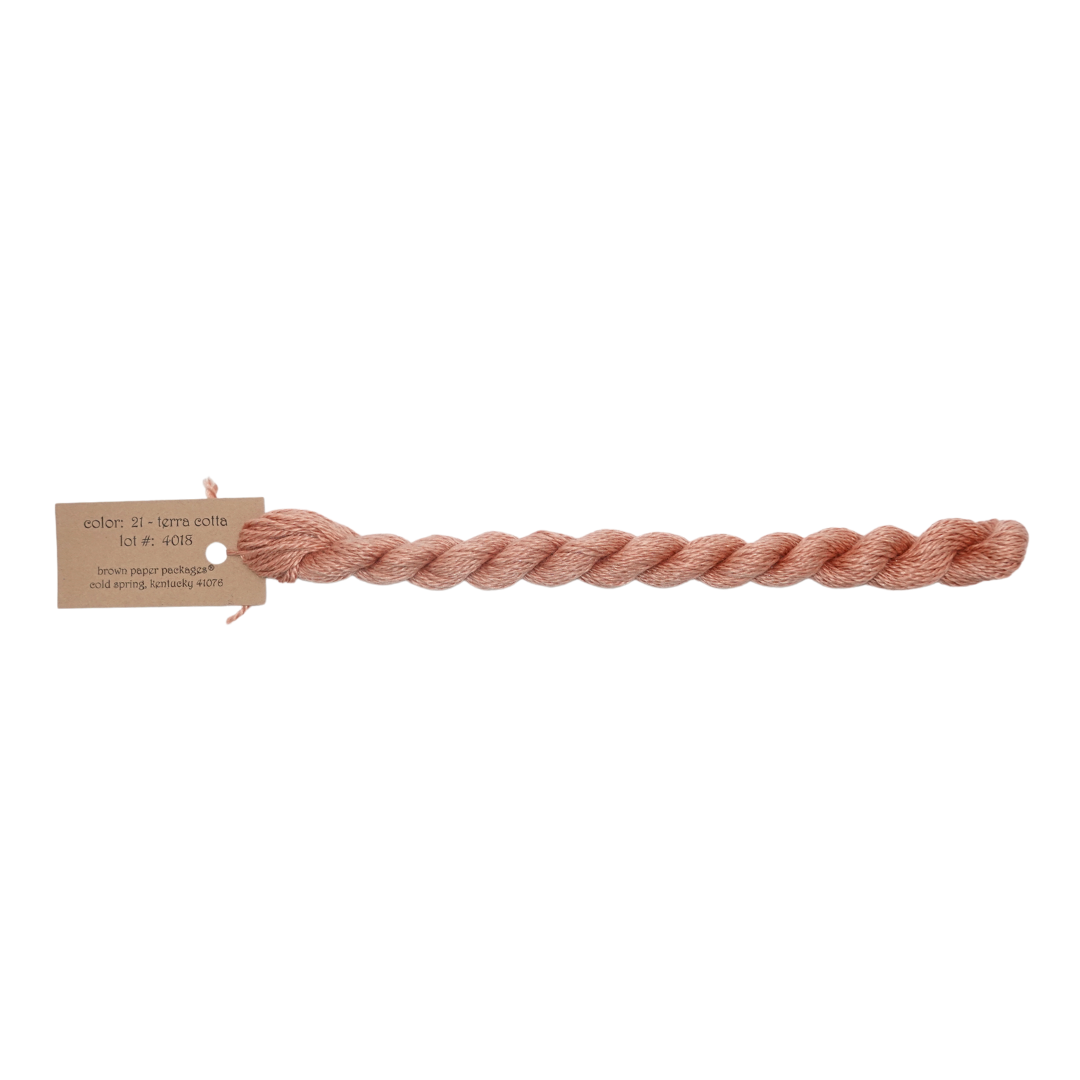 Silk & Ivory Skein - Terra Cotta - 021