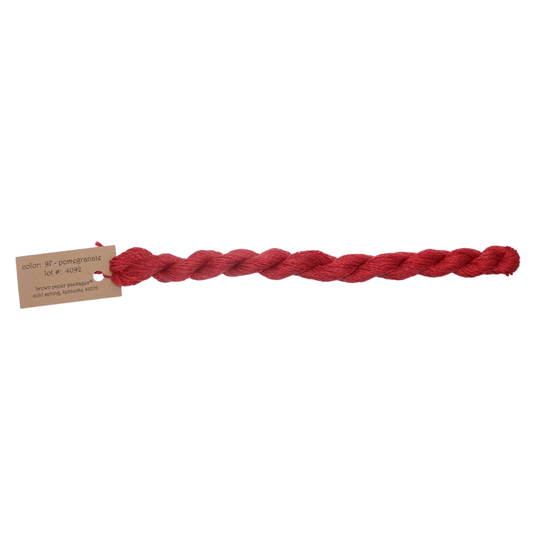 Silk & Ivory Skein - Pomegranate - 097