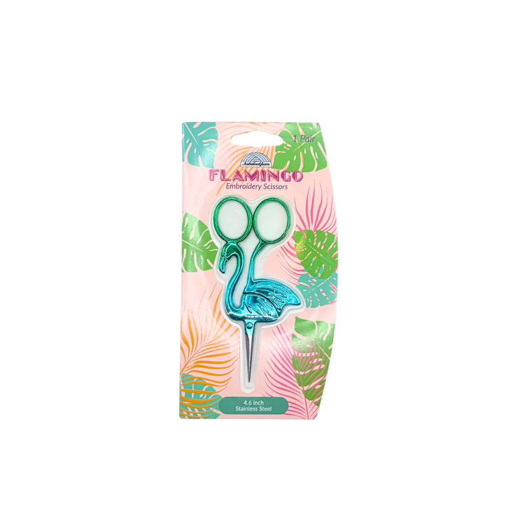 Teal Flamingo Scissors