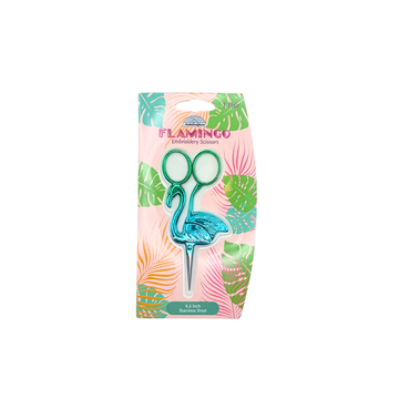 Teal Flamingo Scissors