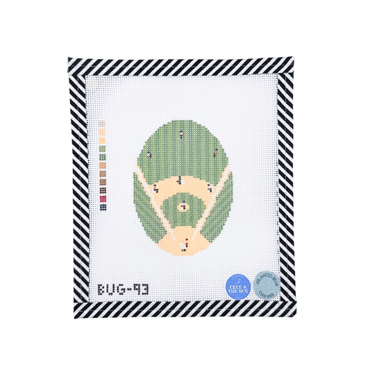 Baseball from Above Oval