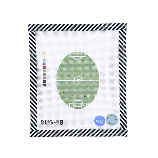 Soccer from Above Oval