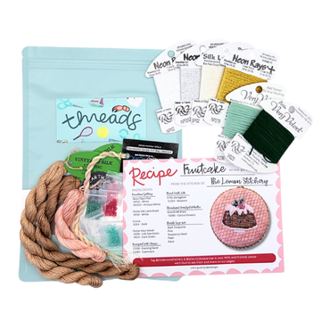 Thread Kit & Guide: The Fruit Cake [Vintage Dessert Series]