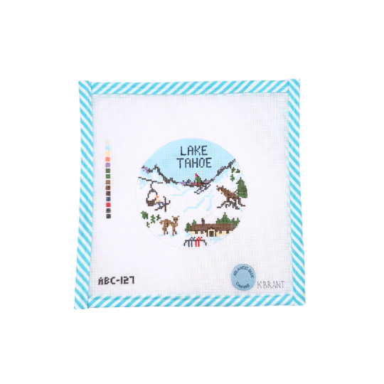 Ski Mountain Travel Round - Customize!