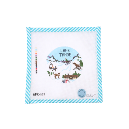 Ski Mountain Travel Round - Customize!