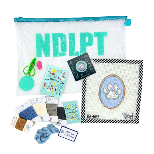 Beginner Kit: Paw Print Cameo with Needleminder