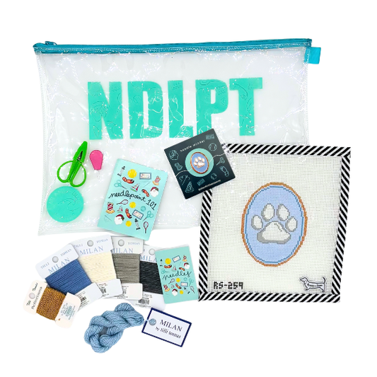 Beginner Kit: Paw Print Cameo with Needleminder