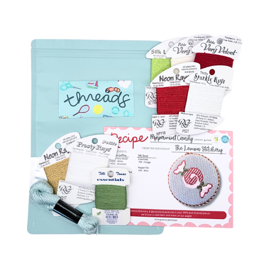 Thread Kit & Guide: The Peppermint [Vintage Dessert Series]