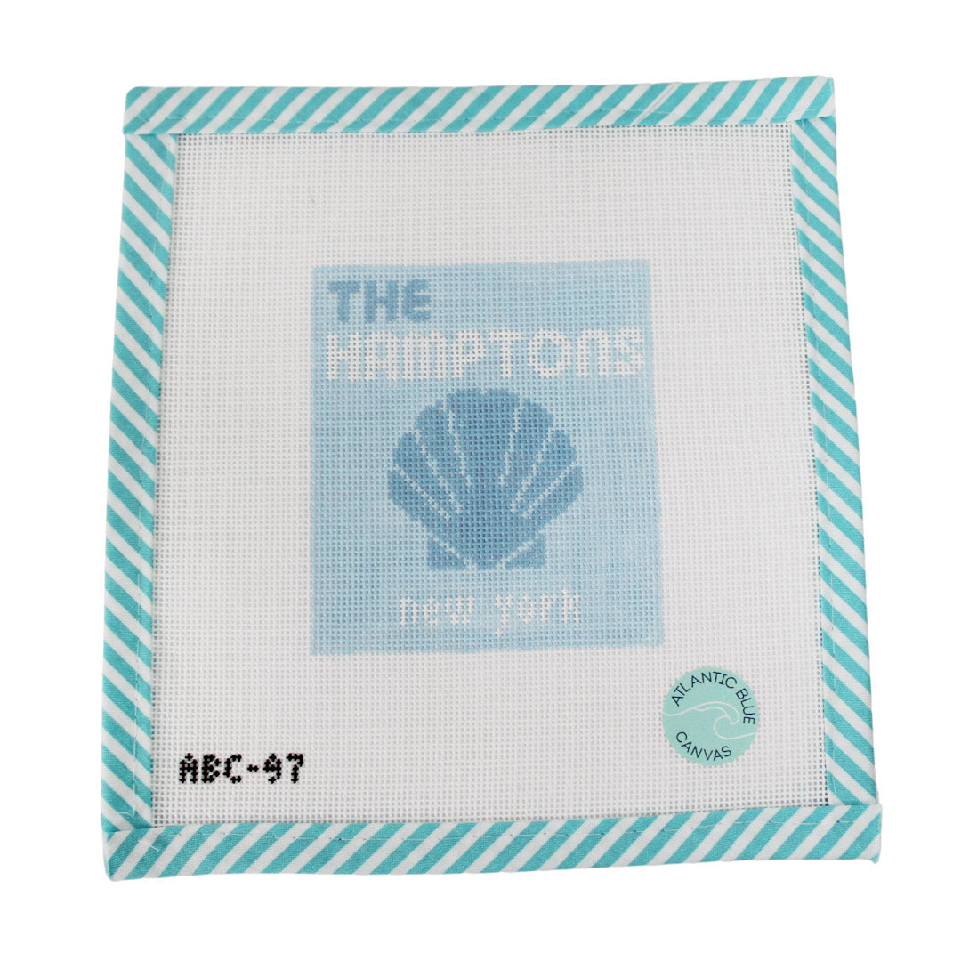 Hamptons travel book - Atlantic Blue Canvas