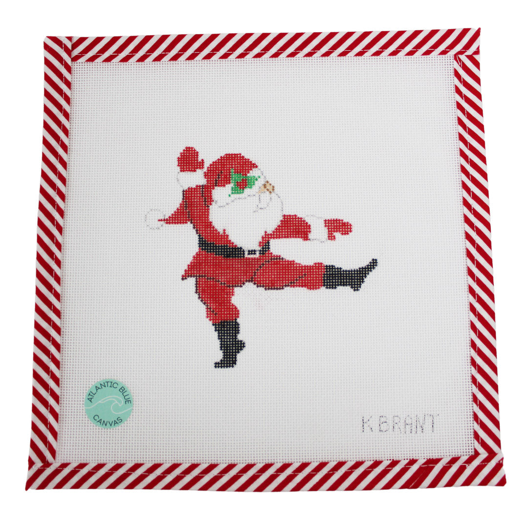 Yoga/Ballet Santa - Atlantic Blue Canvas