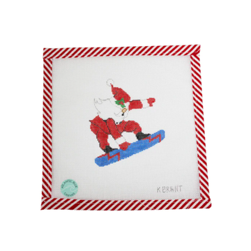 Snowboard Santa