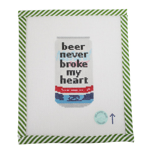 Beer Never Stole My Heart - Atlantic Blue Canvas