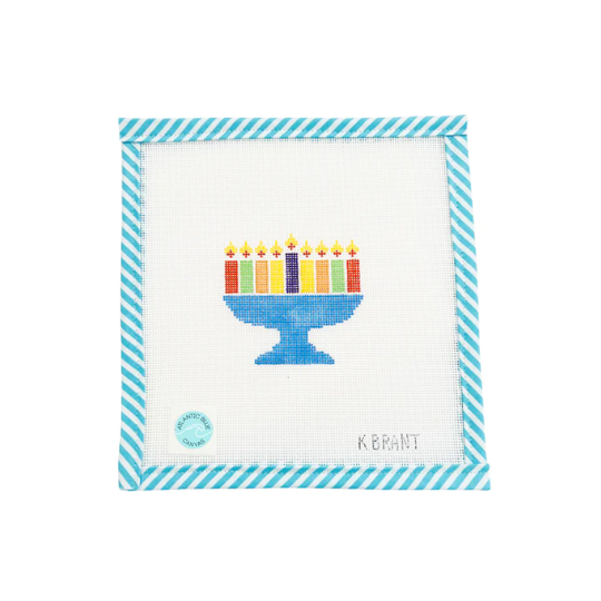 Hanukkah Menorah - Rainbow
