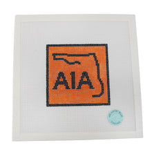 Load image into Gallery viewer, A1A Florida Neon Road Sign - Atlantic Blue Canvas

