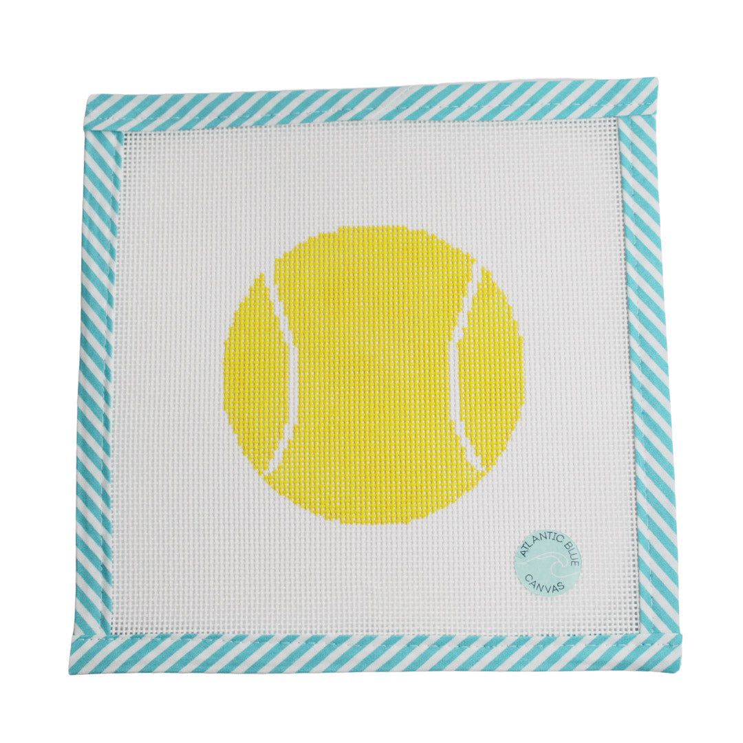 Blank Tennis Ball - 13 mesh - Atlantic Blue Canvas