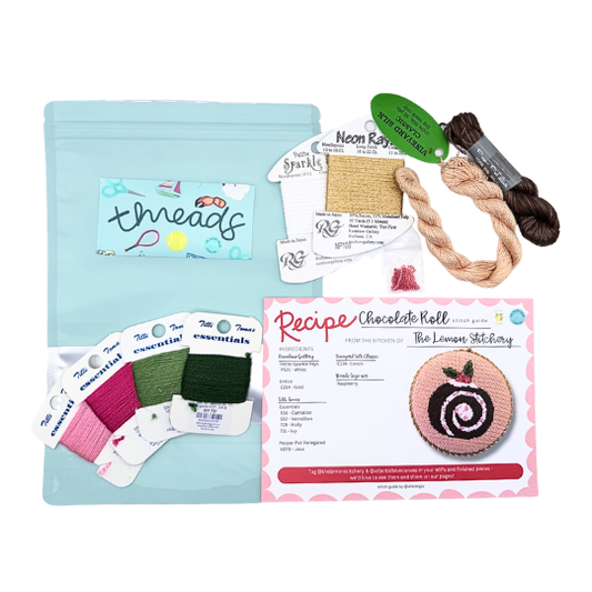 Thread Kit & Guide: The Yule Log [Vintage Dessert Series]