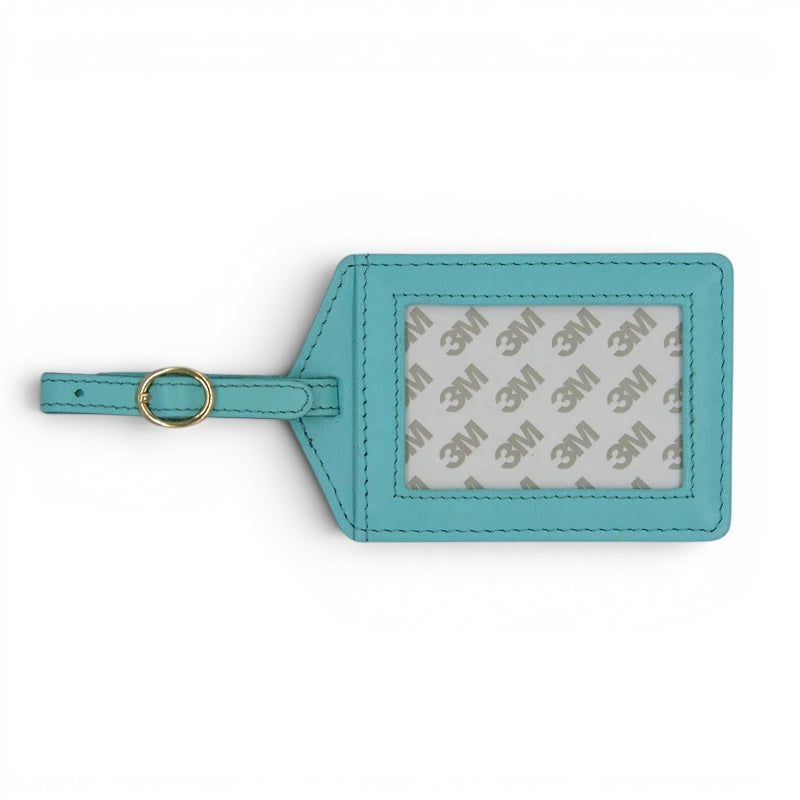 Self-Finishing Leather Luggage Tag