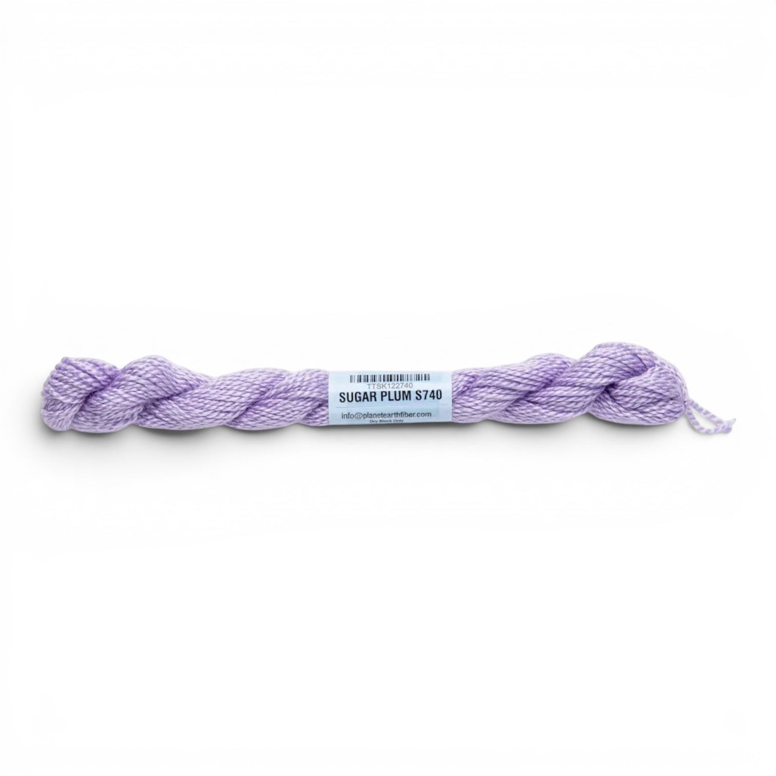Atlantic Blue Canvas Essentials Skeins - 740 Sugar Plum, a lavender silk-blend yarn for needlepoint.