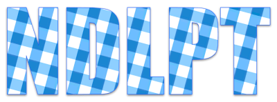 NDLPT Blue Plaid Sticker - Large